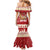 Sweden Christmas Mermaid Dress God Jul Nordic Julbock - Wonder Print Shop