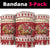 Sweden Christmas Neck Gaiter God Jul Nordic Julbock - Wonder Print Shop