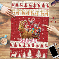 Sweden Christmas Puzzle God Jul Nordic Julbock - Wonder Print Shop