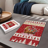 Sweden Christmas Puzzle God Jul Nordic Julbock - Wonder Print Shop