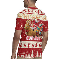 Sweden Christmas Rugby Jersey God Jul Nordic Julbock - Wonder Print Shop