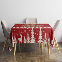 Sweden Christmas Tablecloth God Jul Nordic Julbock - Wonder Print Shop