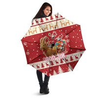 Sweden Christmas Umbrella God Jul Nordic Julbock - Wonder Print Shop