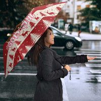 Sweden Christmas Umbrella God Jul Nordic Julbock - Wonder Print Shop