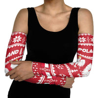 Poland Christmas Arm Sleeves Emblem With Flag Style - Wonder Print Shop