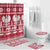 Poland Christmas Bathroom Set Emblem With Flag Style - Wonder Print Shop