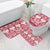 Poland Christmas Bathroom Set Emblem With Flag Style - Wonder Print Shop