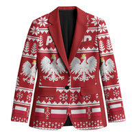 Poland Christmas Blazer Emblem With Flag Style - Wonder Print Shop