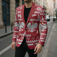 Poland Christmas Blazer Emblem With Flag Style - Wonder Print Shop