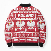 Poland Christmas Bomber Puffer Jacket Emblem With Flag Style - Wonder Print Shop