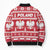 Poland Christmas Bomber Puffer Jacket Emblem With Flag Style - Wonder Print Shop