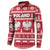Poland Christmas Button Sweatshirt Emblem With Flag Style - Wonder Print Shop