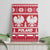 Poland Christmas Canvas Wall Art Emblem With Flag Style - Wonder Print Shop
