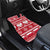 Poland Christmas Car Mats Emblem With Flag Style - Wonder Print Shop