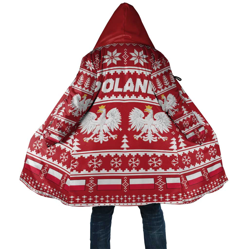 Poland Christmas Cloak Emblem With Flag Style - Wonder Print Shop