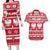 Poland Christmas Couples Matching Long Sleeve Bodycon Dress and Hawaiian Shirt Emblem With Flag Style - Wonder Print Shop