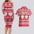 Poland Christmas Couples Matching Long Sleeve Bodycon Dress and Hawaiian Shirt Emblem With Flag Style - Wonder Print Shop