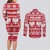 Poland Christmas Couples Matching Long Sleeve Bodycon Dress and Long Sleeve Button Shirt Emblem With Flag Style - Wonder Print Shop