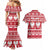 Poland Christmas Couples Matching Mermaid Dress and Hawaiian Shirt Emblem With Flag Style - Wonder Print Shop