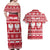 Poland Christmas Couples Matching Off Shoulder Maxi Dress and Hawaiian Shirt Emblem With Flag Style - Wonder Print Shop