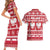 Poland Christmas Couples Matching Short Sleeve Bodycon Dress and Hawaiian Shirt Emblem With Flag Style - Wonder Print Shop