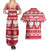 Poland Christmas Couples Matching Summer Maxi Dress and Hawaiian Shirt Emblem With Flag Style - Wonder Print Shop