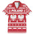 Poland Christmas Family Matching Mermaid Dress and Hawaiian Shirt Emblem With Flag Style - Wonder Print Shop