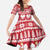 Poland Christmas Family Matching Off The Shoulder Long Sleeve Dress and Hawaiian Shirt Emblem With Flag Style - Wonder Print Shop