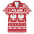 Poland Christmas Family Matching Puletasi and Hawaiian Shirt Emblem With Flag Style - Wonder Print Shop