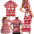 Poland Christmas Family Matching Short Sleeve Bodycon Dress and Hawaiian Shirt Emblem With Flag Style - Wonder Print Shop