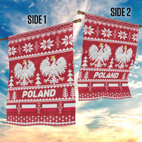 Poland Christmas Garden Flag Emblem With Flag Style - Wonder Print Shop