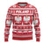 Poland Christmas Ugly Christmas Sweater Emblem With Flag Style - Wonder Print Shop
