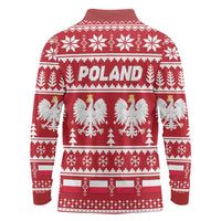 Poland Christmas Long Sleeve Polo Shirt Emblem With Flag Style - Wonder Print Shop
