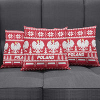 Poland Christmas Pillow Cover Emblem With Flag Style - Wonder Print Shop