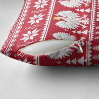 Poland Christmas Pillow Cover Emblem With Flag Style - Wonder Print Shop