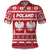 Poland Christmas Polo Shirt Emblem With Flag Style - Wonder Print Shop