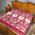 Poland Christmas Quilt Emblem With Flag Style - Wonder Print Shop