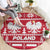 Poland Christmas Round Carpet Emblem With Flag Style - Wonder Print Shop