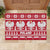 Poland Christmas Rubber Doormat Emblem With Flag Style - Wonder Print Shop