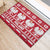 Poland Christmas Rubber Doormat Emblem With Flag Style - Wonder Print Shop
