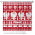 Poland Christmas Shower Curtain Emblem With Flag Style - Wonder Print Shop