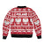 Poland Christmas Sleeve Zip Bomber Jacket Emblem With Flag Style - Wonder Print Shop