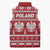 Poland Christmas Sleeveless Puffer Jacket Emblem With Flag Style - Wonder Print Shop