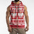 Poland Christmas Sleeveless Zip Hoodie Emblem With Flag Style - Wonder Print Shop
