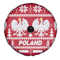 Poland Christmas Spare Tire Cover Emblem With Flag Style - Wonder Print Shop