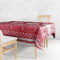 Poland Christmas Tablecloth Emblem With Flag Style - Wonder Print Shop