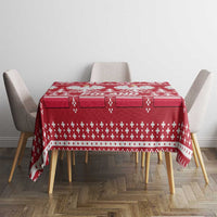 Poland Christmas Tablecloth Emblem With Flag Style - Wonder Print Shop