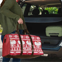 Poland Christmas Travel Bag Emblem With Flag Style - Wonder Print Shop