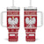 Poland Christmas Tumbler With Handle Emblem With Flag Style - Wonder Print Shop