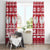 Poland Christmas Window Curtain Emblem With Flag Style - Wonder Print Shop